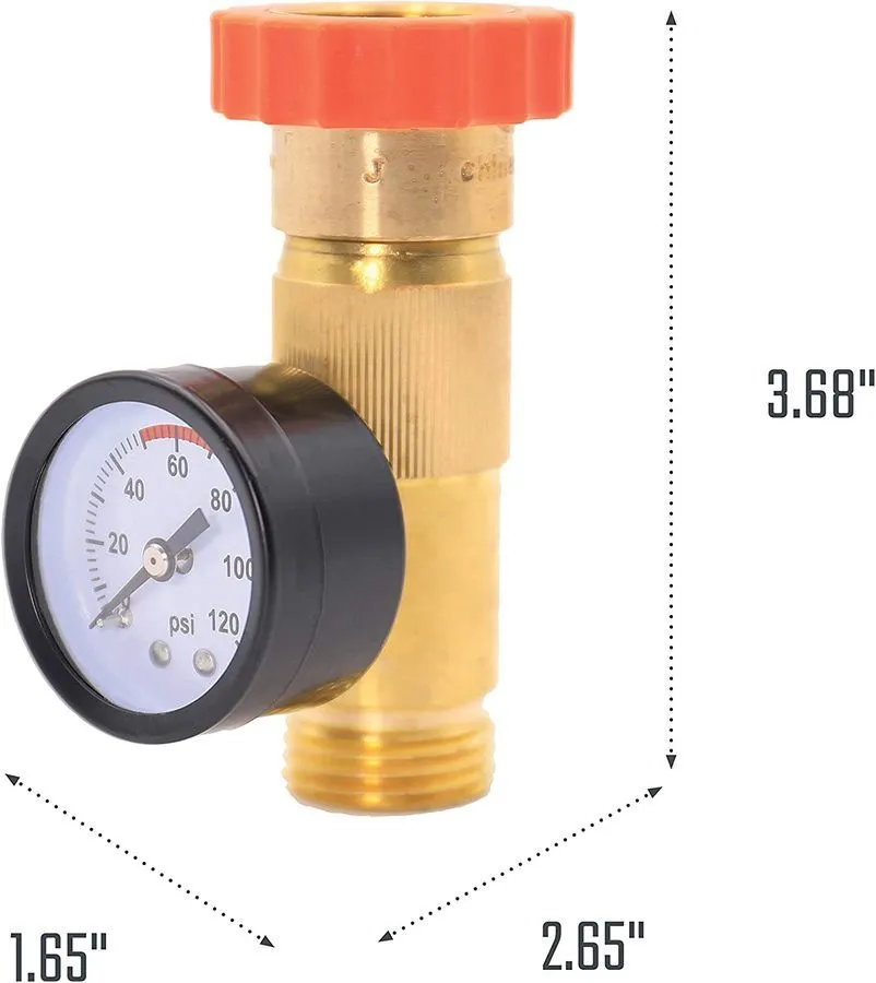 Water Regulator Gauge Combo  L